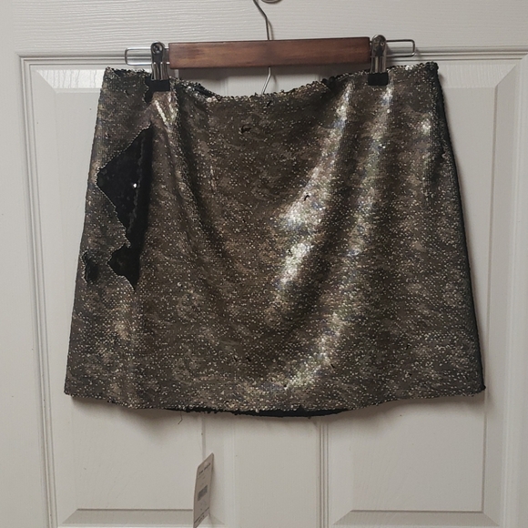 Free People Sequin Mini Skirt - Picture 5 of 10